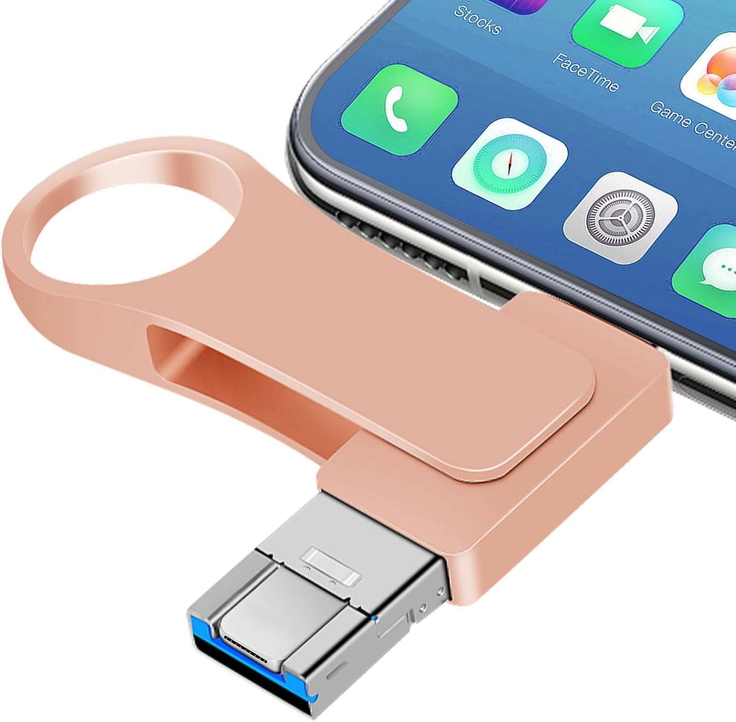 Marryler 512GB 3.0 Photo Stick USB Flash Drive - Multi-Port Memory Stick USB High Speed Thumb Drives with Mobile App