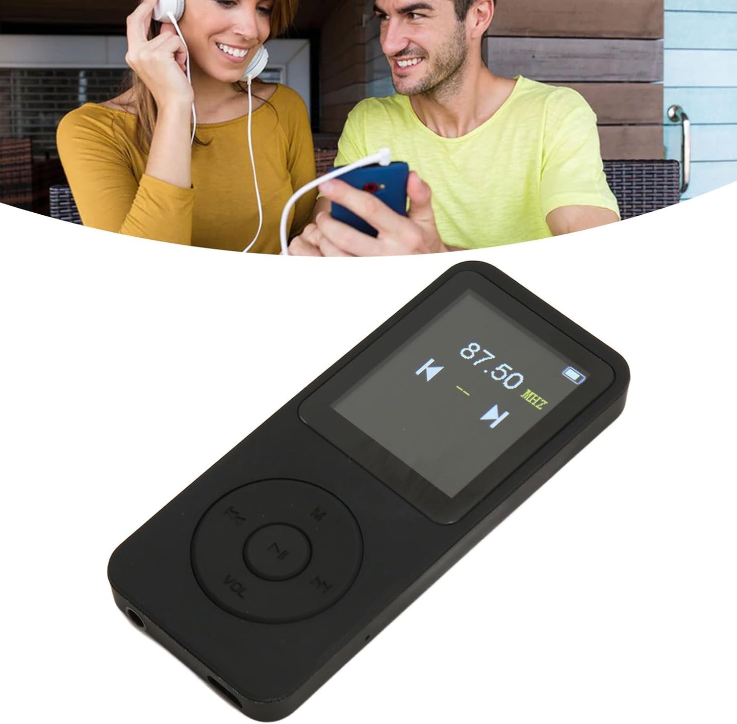 Zopsc MP3 5.0, Player with Bluetooth Portable Music Player with Built in HD Speaker, Photo Video Playback FM Radio