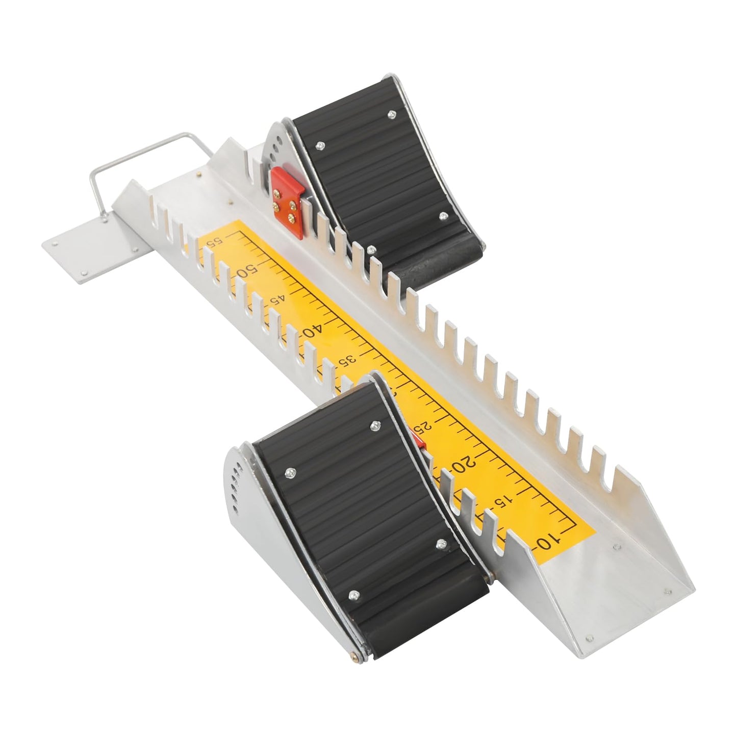 Unndysrt 6 Adjustable Angle Aluminum Starting Blocks, Athletics Starting Block Track and Field, Multi-Function Sprinter Pedals for Plastic Runway Cinder Track