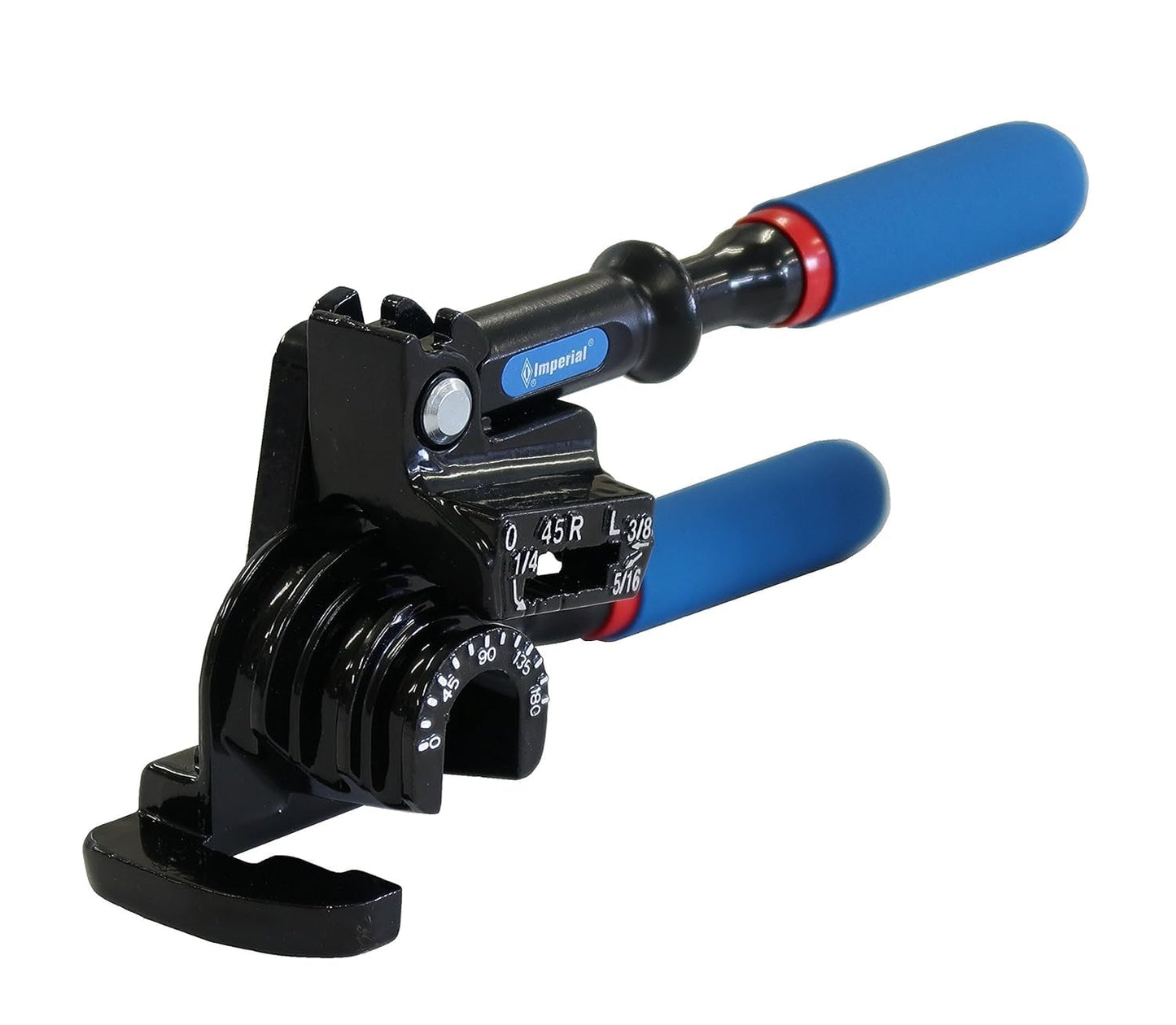 Imperial Tool 470FH Triple Head 180 Degree Tube Bender with Roto-Lok Indexing Handle, 3/16", 1/4", 5/16", and 3/8"