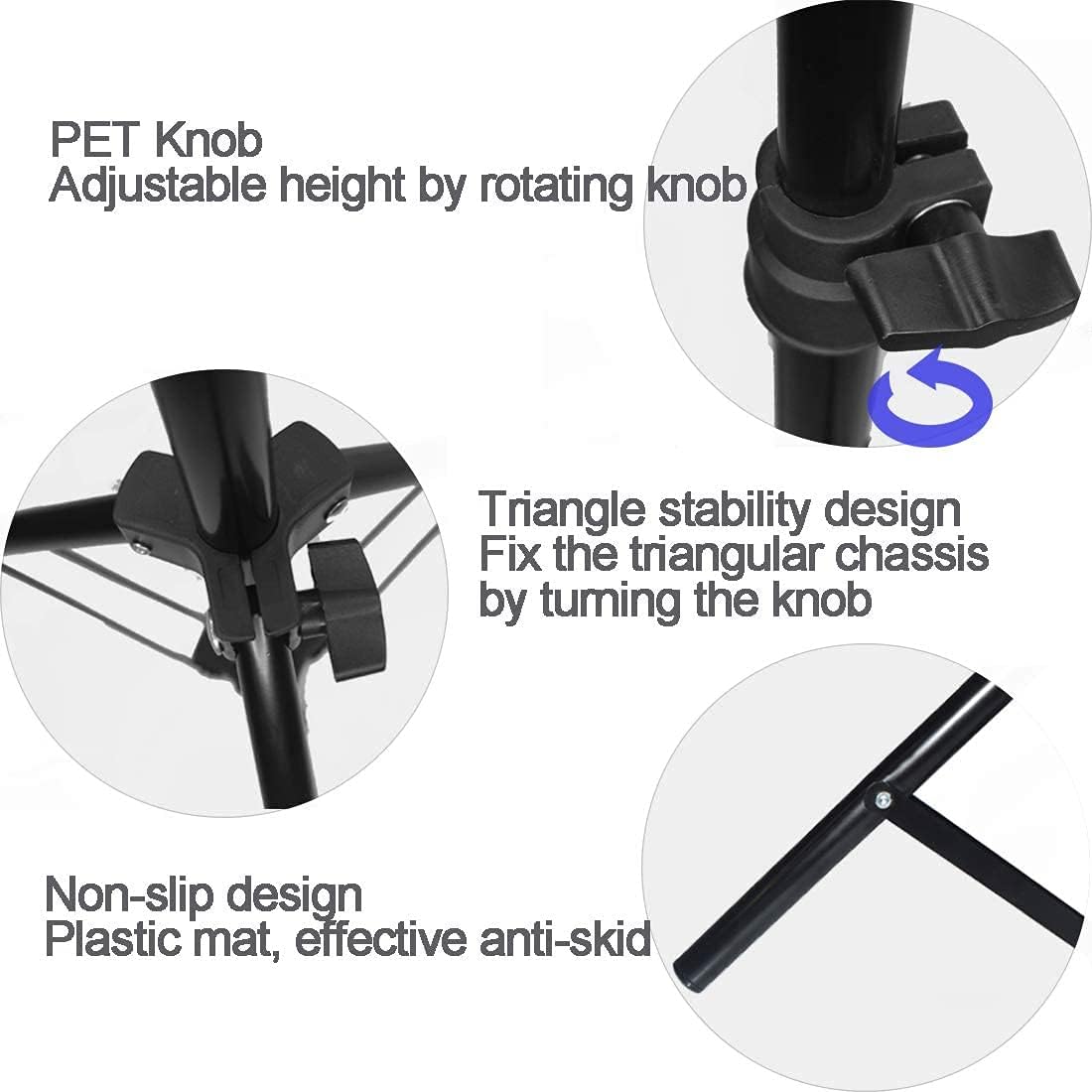 Coret 20" 61" 360 3pound) Tripod Stand, Mini Projector Stand,Lightweight Portable Projector Photography Stand Camera