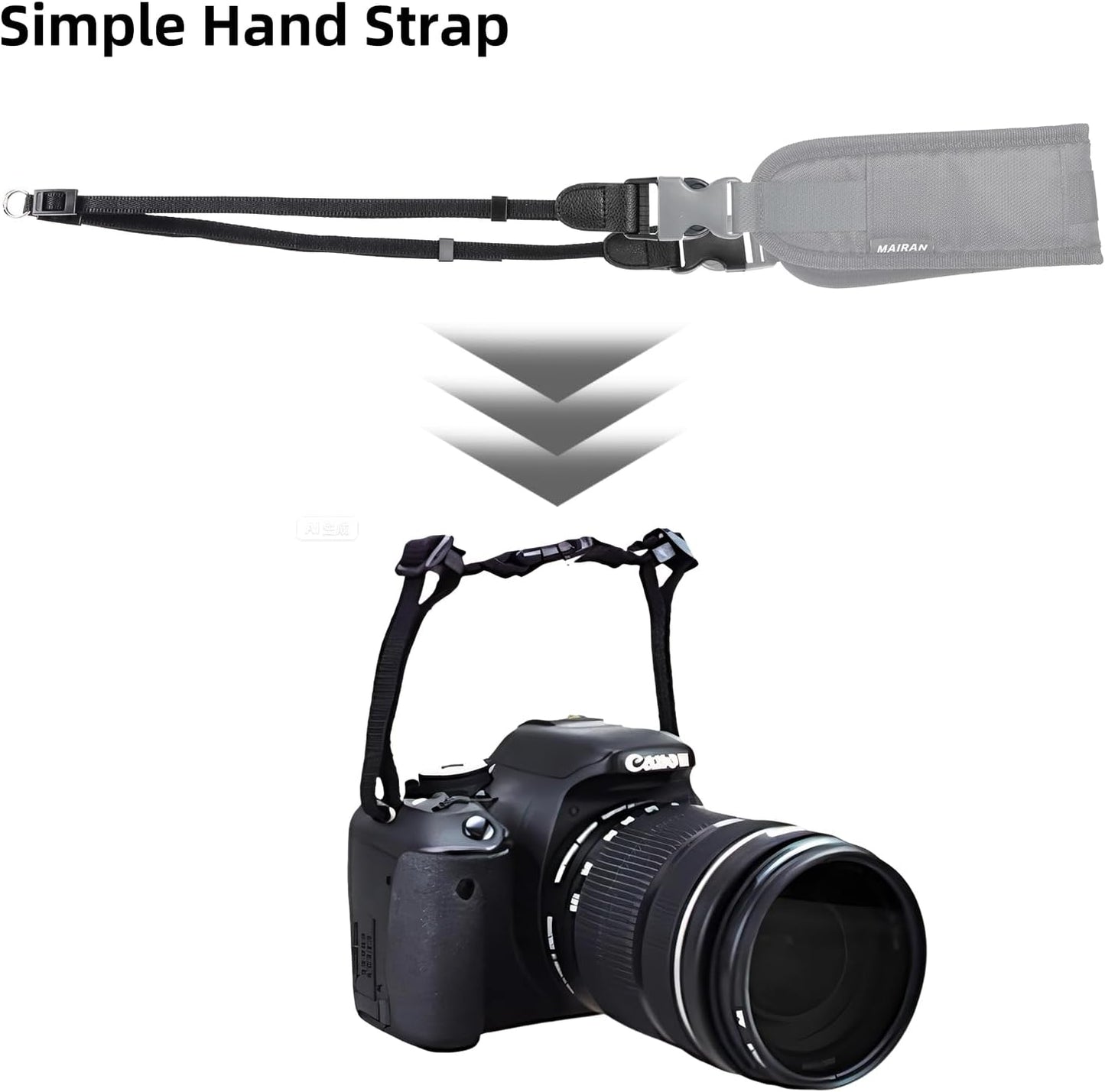 MAIRAN A6xxx/Mirrorless, Camera Neck Strap Adjustable Shoulder Belt Professional Soft padded for Photographers