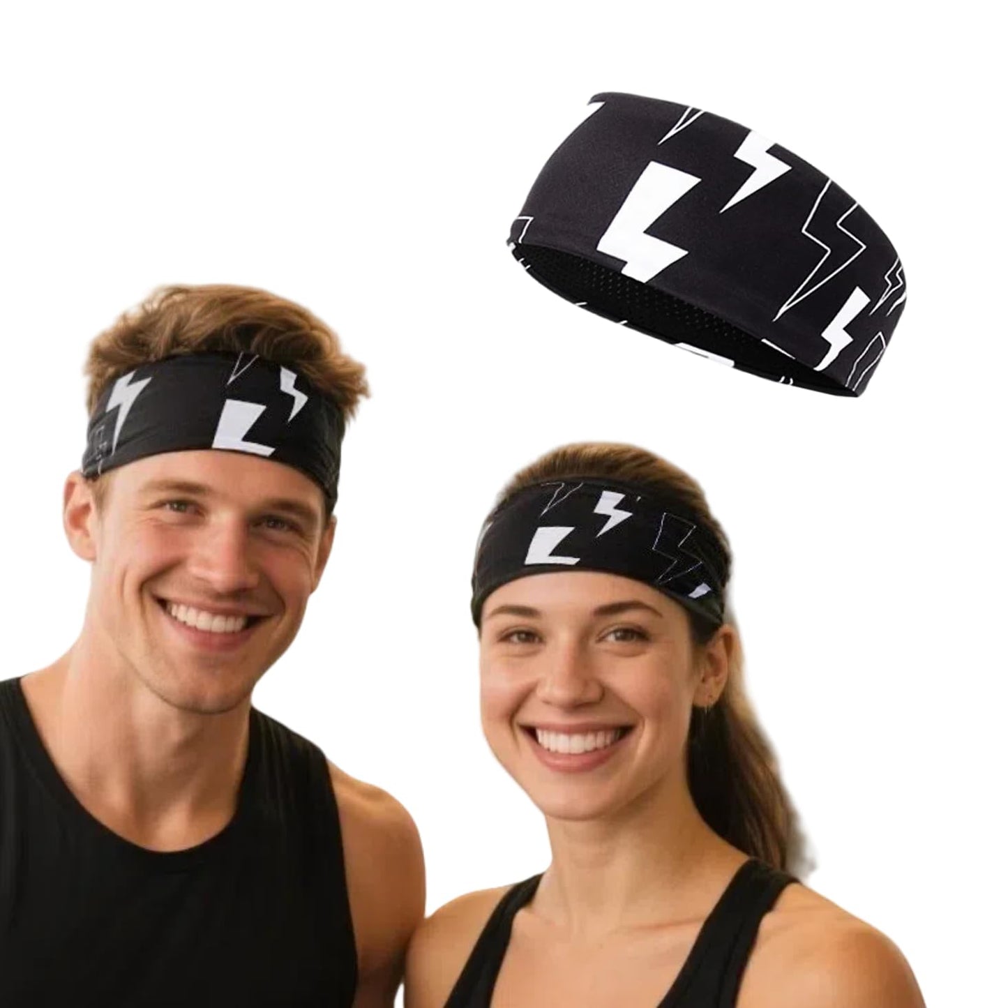 Sweat Band,Hair Bands,Moisture Wicking Workout Headband, Sweatband Headbands for Running,Cycling,Football,Yoga,Fitness Workout Unisex Quick-Dry Sweatband.