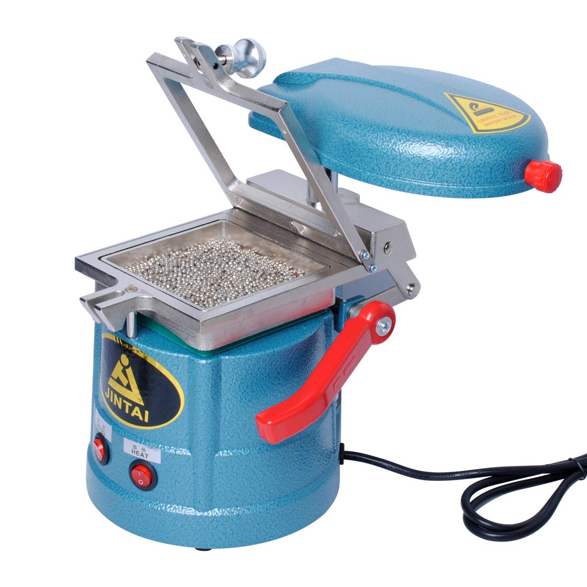 Gekufa Dental Vacuum Forming Machine 110V Molding Machine Lab with 15 Thermoforming Plastic Sheets 1.5MM