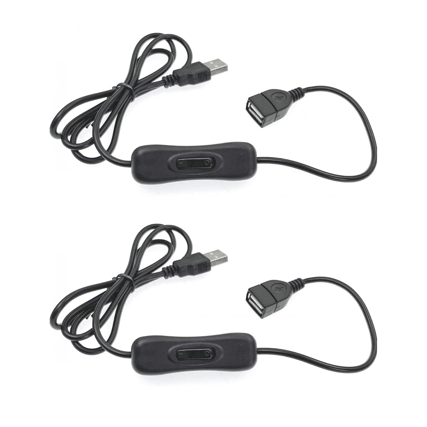 JZK 2 1meter, x USB Switch Cable USB on Off Switch, USB Cable with Switch, USB Power Switch, USB Extension Cable