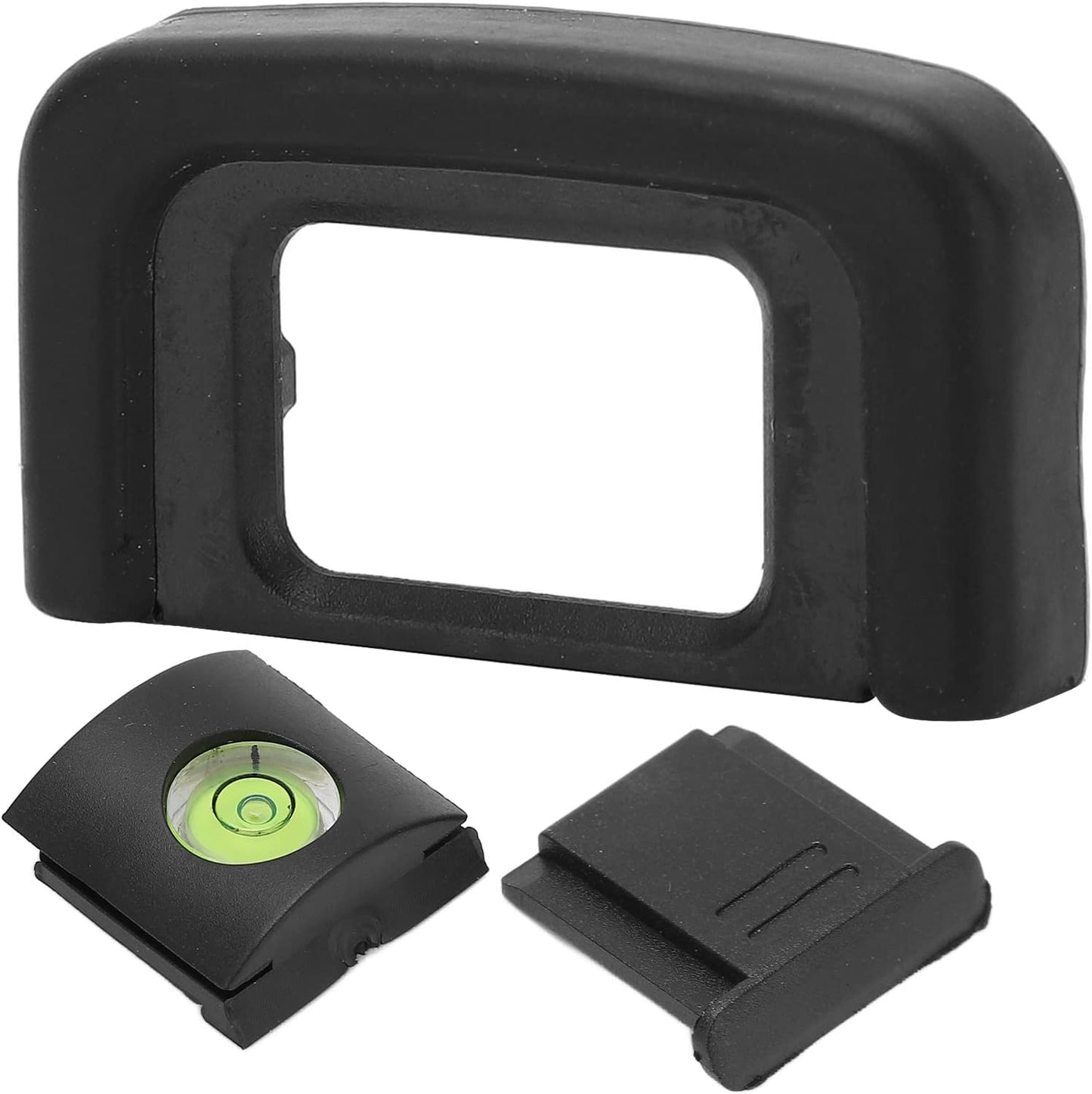 LAISANIM D3200 D3300 D3400 D5300, Rubber Viewfinder Eyecup for Eye Cup Protector with Gradienter & Cold Shoe Cover
