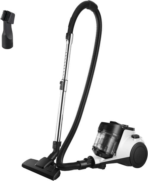 Eureka Bagless Canister Vacuum Cleaner - 1100W High Power for Carpets & Hard Floors | HEPA Filter & Tools