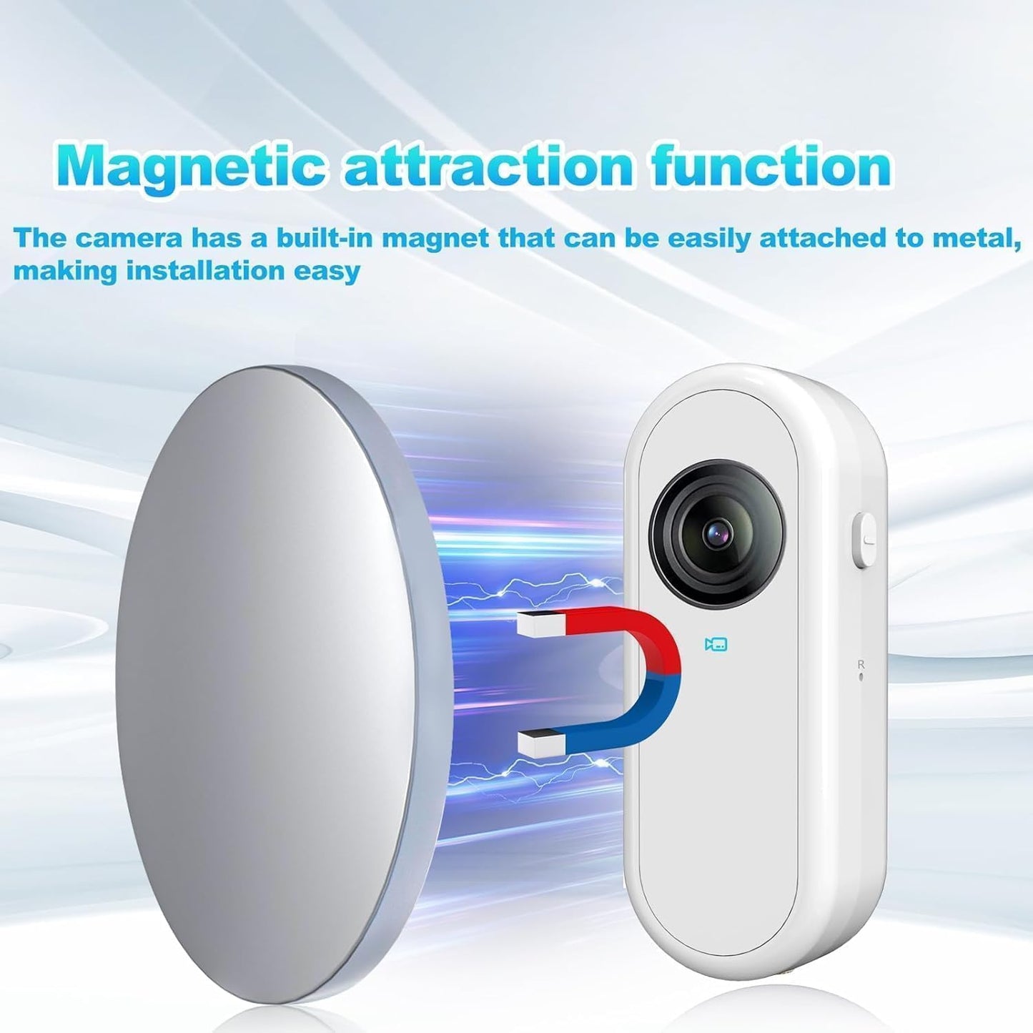 MraQIJntel (C3W) Motorcycle Camera Long Standby Time Bike Camera Helmet Cameras Can be Installed on Motorcycles