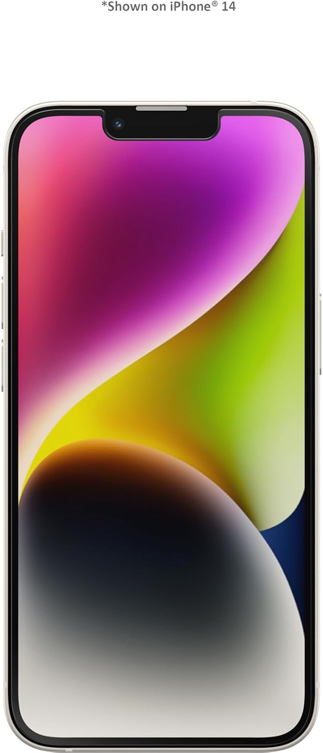 15 OtterBox iPhone Premium Pro Glass Privacy Guard, Privacy Screen, Precision Fit, Flawless Touch Response, Easy