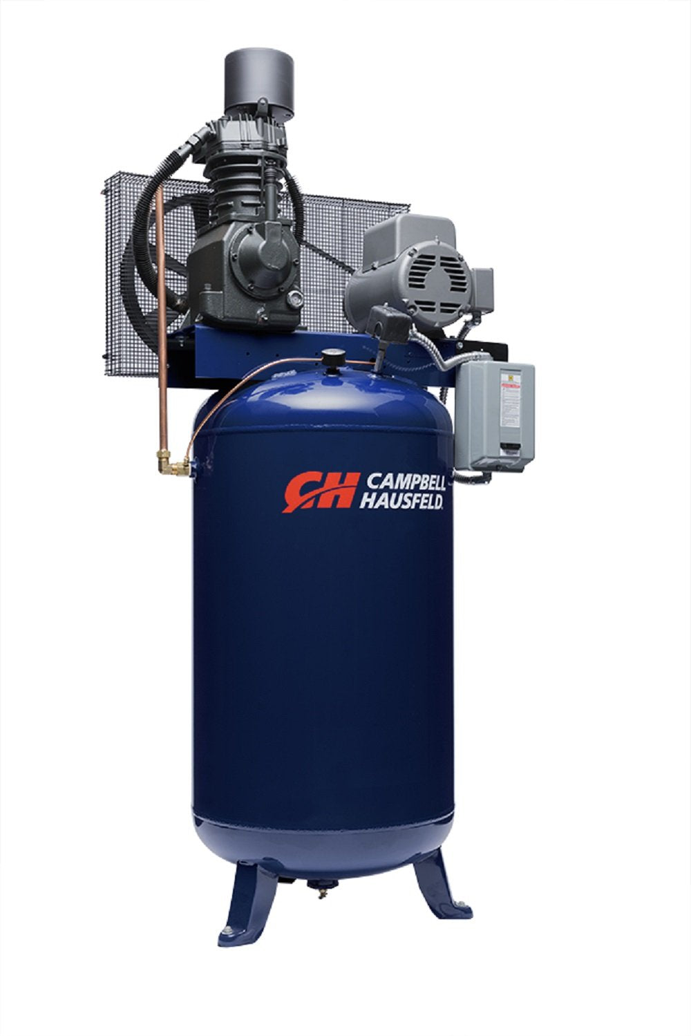 Campbell Hausfeld 80 Gallon Vertical Air Compressor, 2‑Stage, 7.5 HP, 175 PSI, 230V