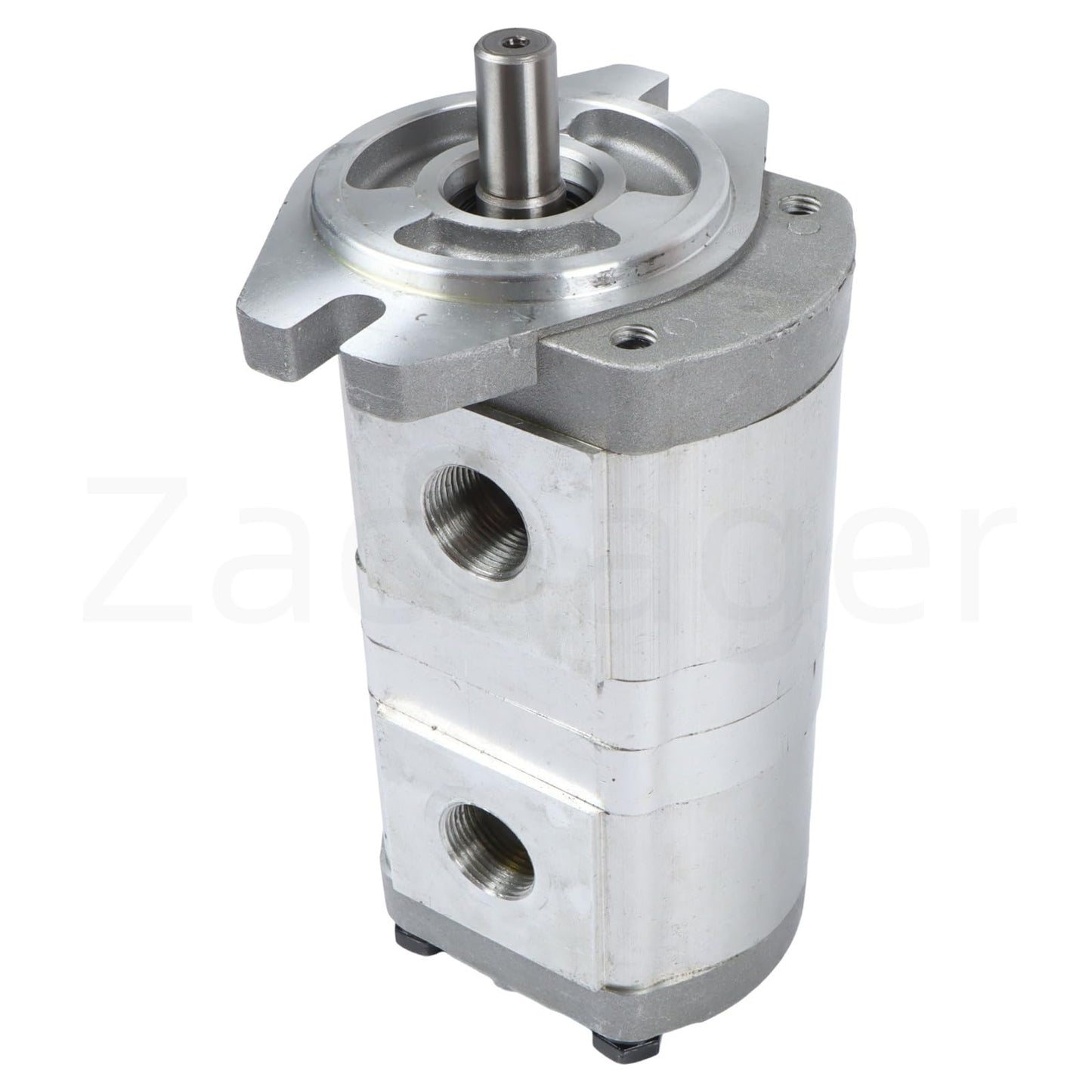 Zachager HGP-33A-F6-6R Fast Response & Durable Hydraulic Double Gear Pump Direct Replacement for Suitable for with a Shaft Diameter of 17.46mm.Oil inlet BSPT3/4" Oil outlet BSPT1/2"
