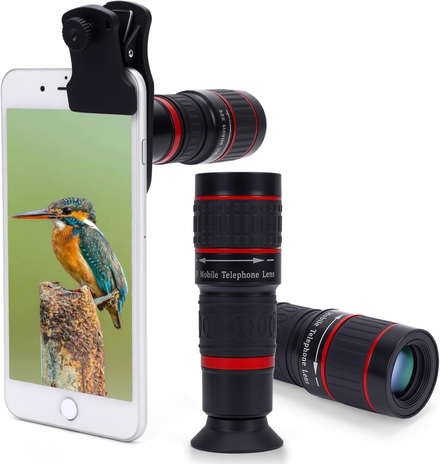 Acouto 20X Telephoto Lens for Smartphones - Black