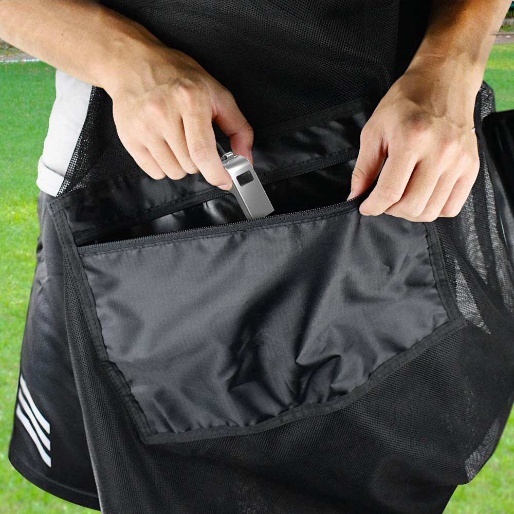 BROTOU Thickened Extra Large Sports Ball Bag Mesh Socce Ball Bag Heavy Duty Drawstring Bags Team Work for Holding Basketball, Volleyball, Baseball, Swimming Gear with Shoulder Strap (24” x 36”)
