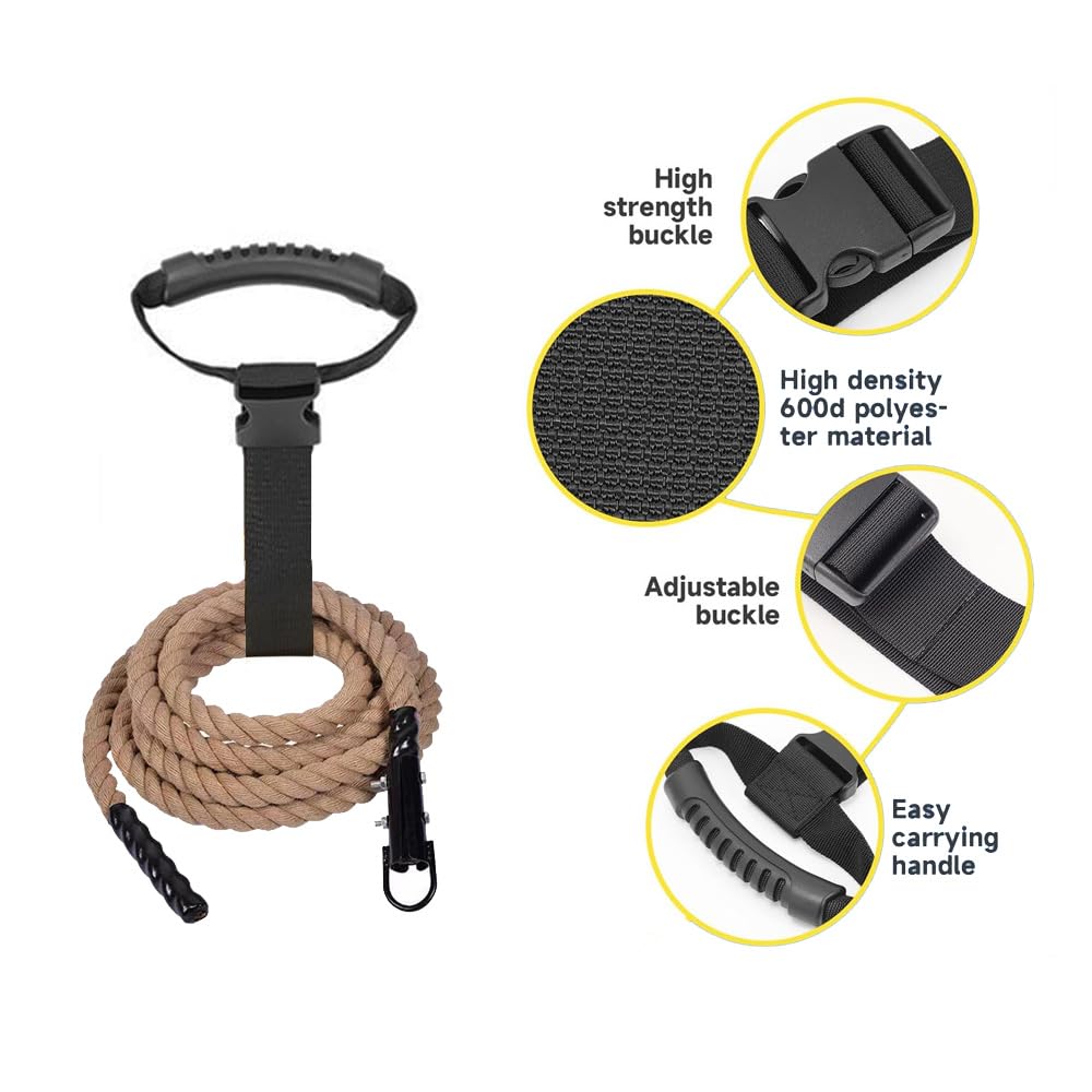 CHICBI Battle Rope Wall Mount Kit, Gym Rope Holder Hanging and Storage Hook,Heavy Duty Body Weight Strength Training Bracket, Yoga Swings Ceiling Mount Anchor