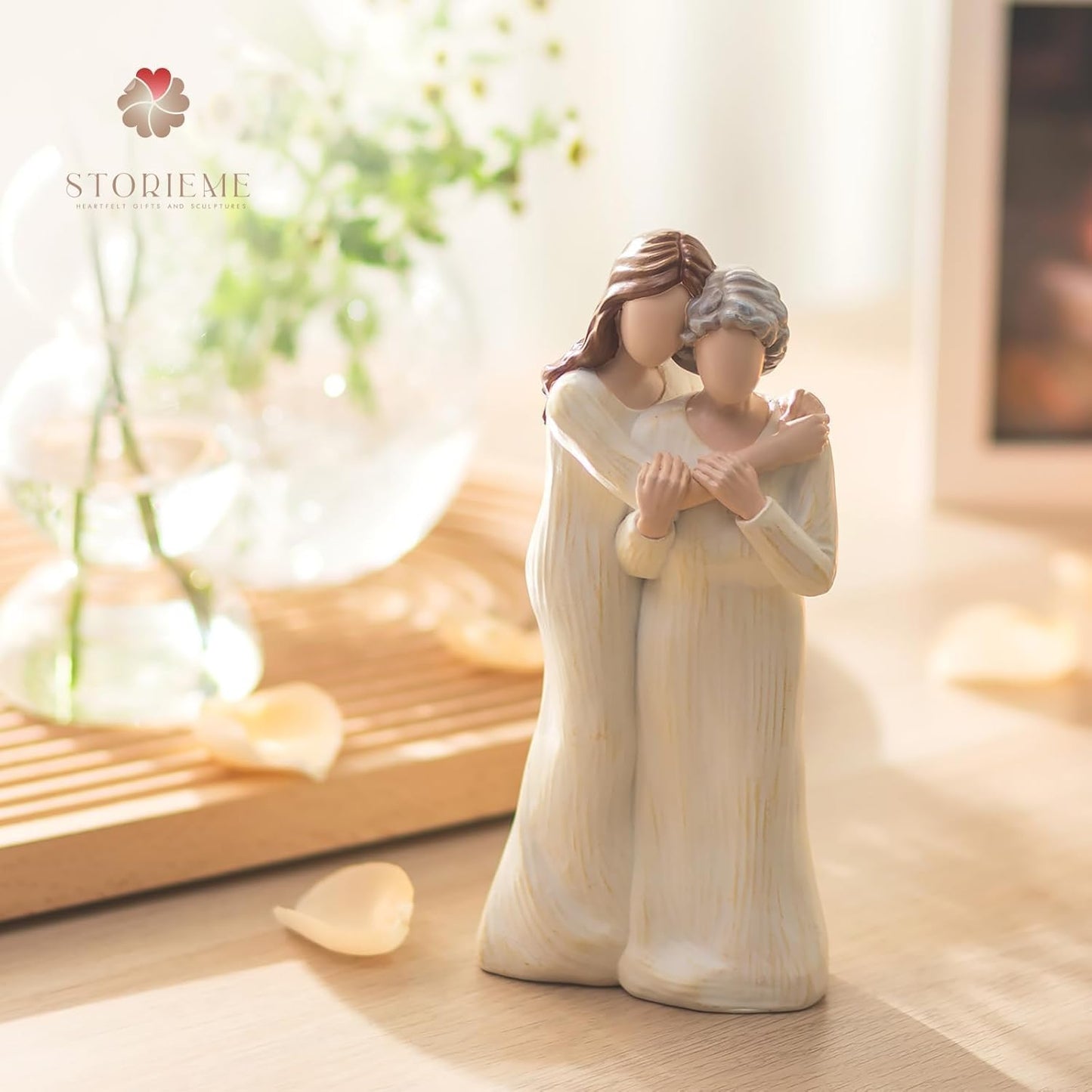 Storieme Grandma Figurine - Heartwarming Birthday Gift from Granddaughter | Perfect for Mother's Day & Christmas