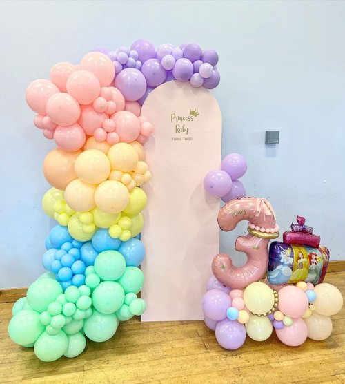 KBZVNAF Pastel Balloons - 50 Pack 12-Inch Multicolor Latex Balloons for Baby Showers & Birthdays