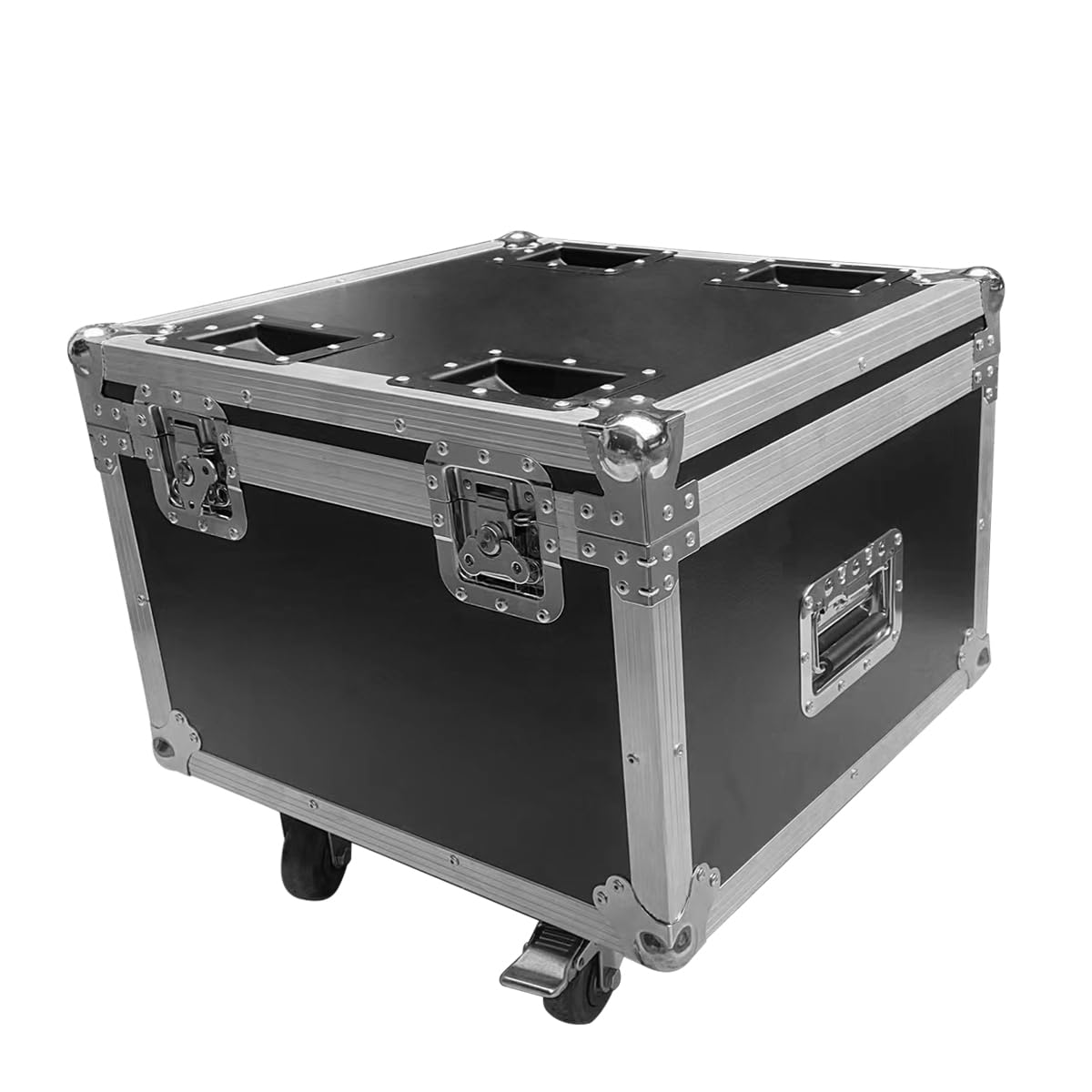 HOLDLAMP Flight Road Case for 4PCS ZQ02021 Customized Version 120W LED Moving Head Light with Rotating 18-Facet Prism