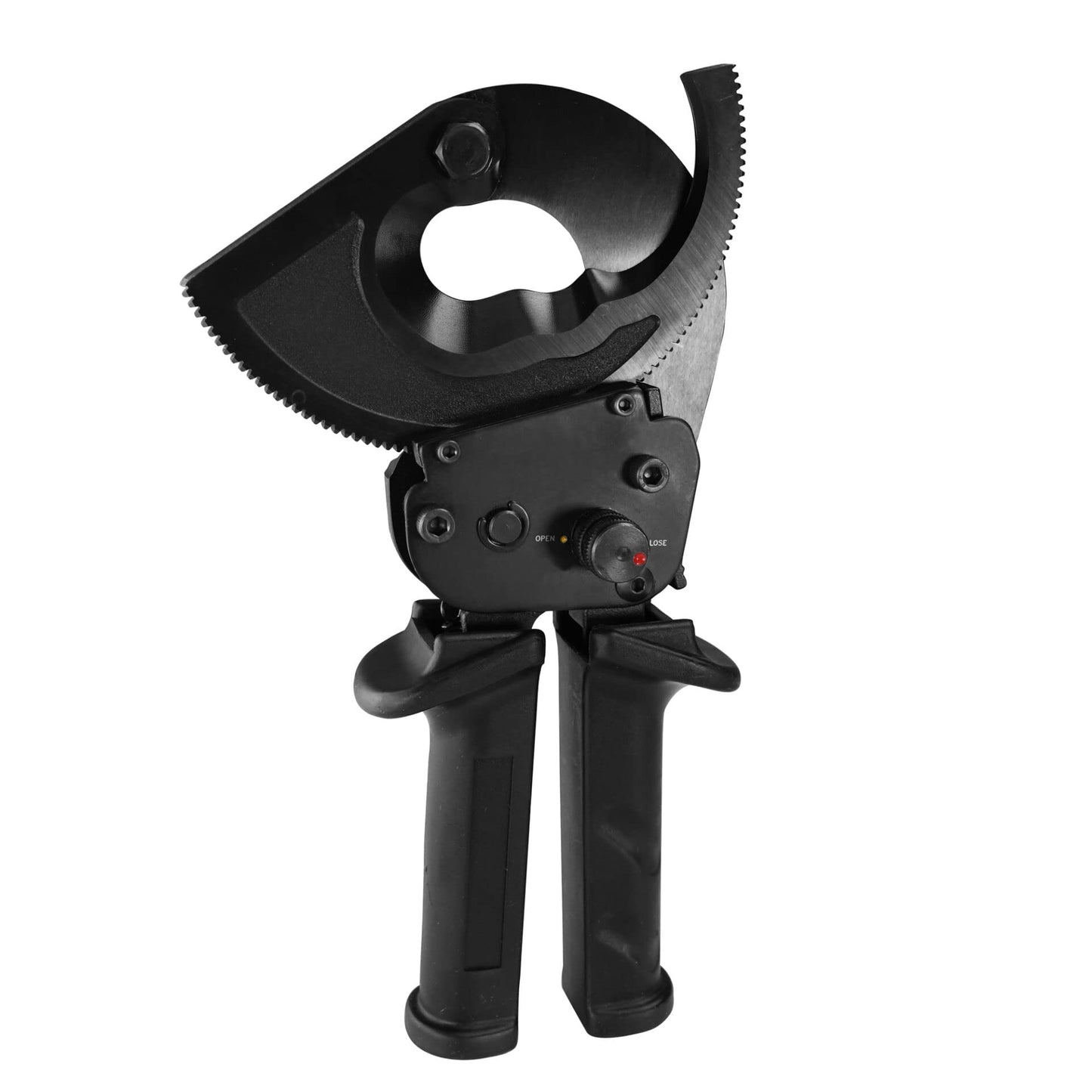 Jameson Ratcheting Cable Cutter | Heavy Duty Industrial Strength | Rated for 750MCM Copper and Aluminum Cables