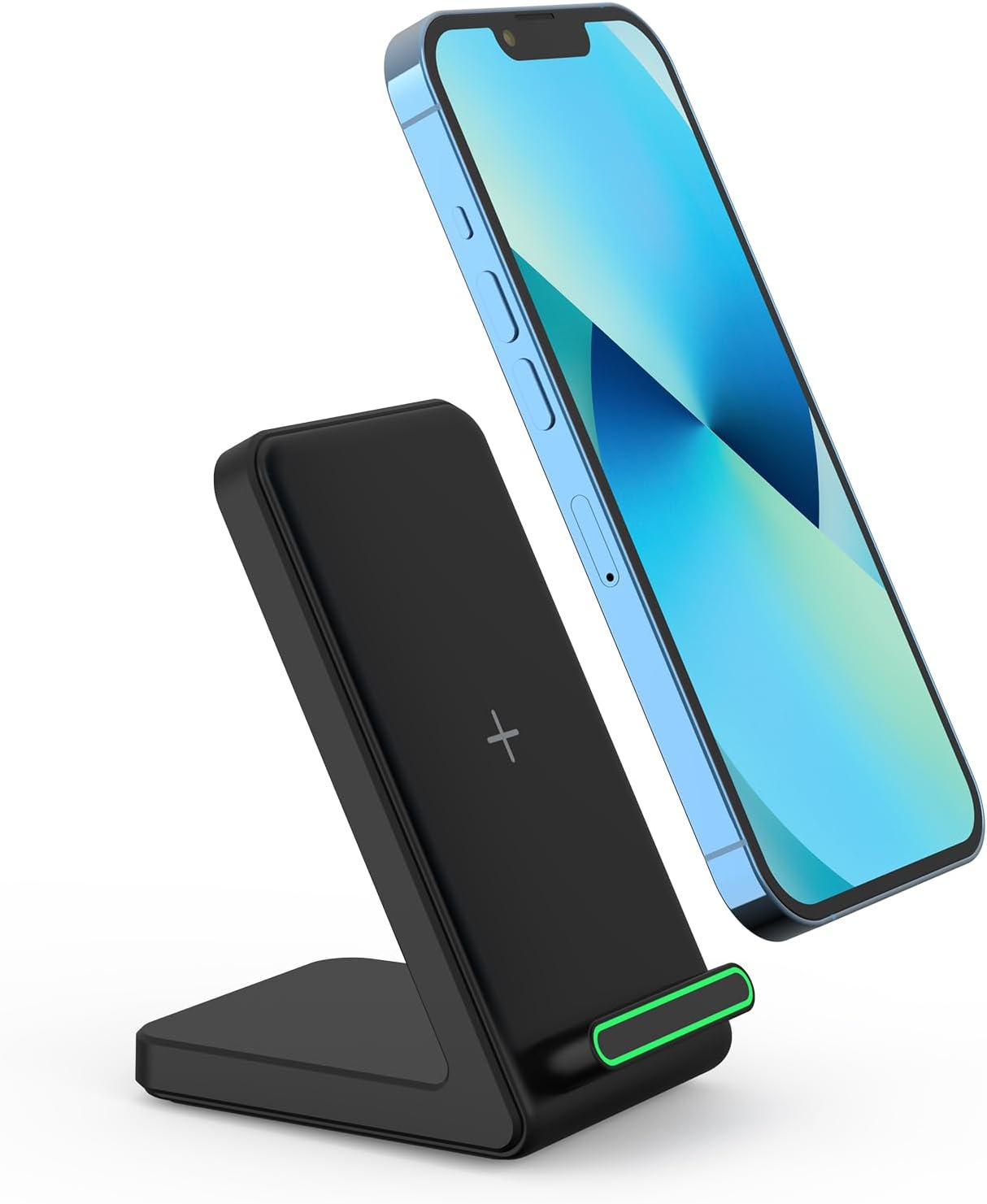 Cesbiomo 15W S24/S23/S22/S21/S20, 17/16/15/14/13/12/11/XR/8, 9 8 7,and Fast Wireless Charger, Wireless Charging Stand