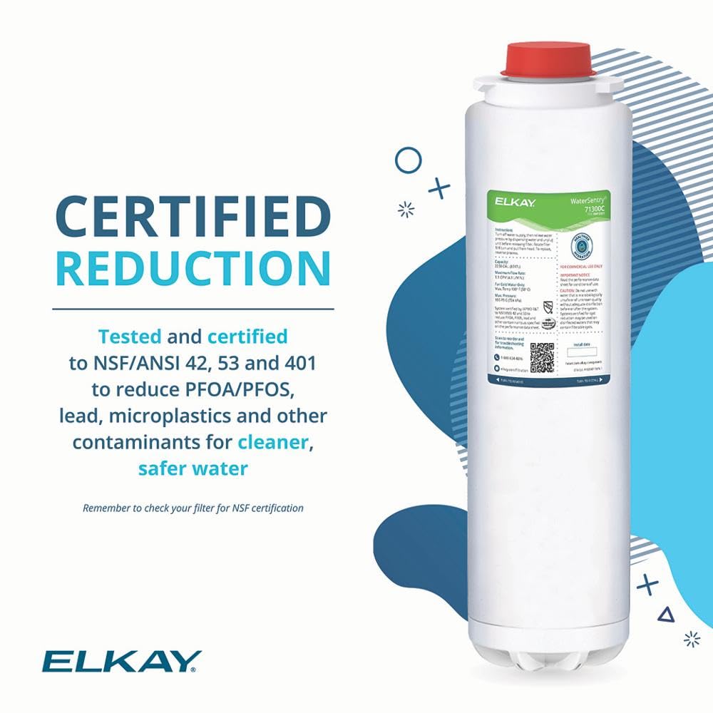 Elkay ezH2O Liv Built-in Filtered Water Dispenser, Non-refrigerated, Midnight