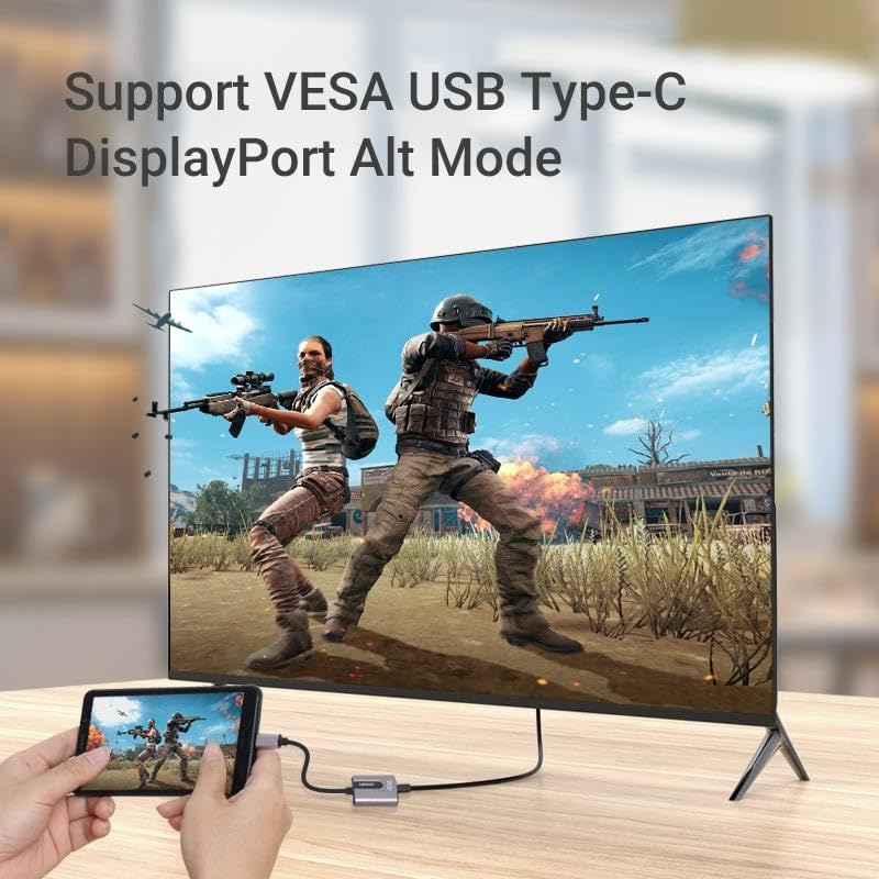 Fonus 4K S9/S8/S7 12.4", USB C to HDMI Adapter Projector Converter TV Video Hub Compatible with Samsung Galaxy Tab Plus