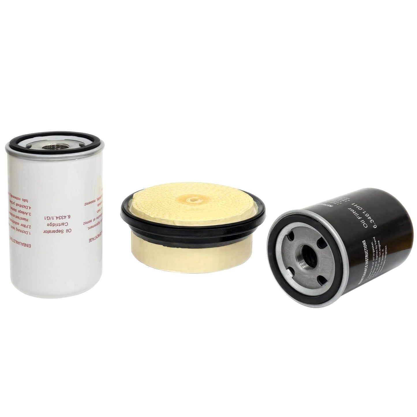 Filter Kit 6.4334.1 Oil Separator 6.3461.0 Oil Filter 6.4212.0 Air Filter Compatible with KAESER SX3/4/6/8 Screw Air Compressor Replacement Parts