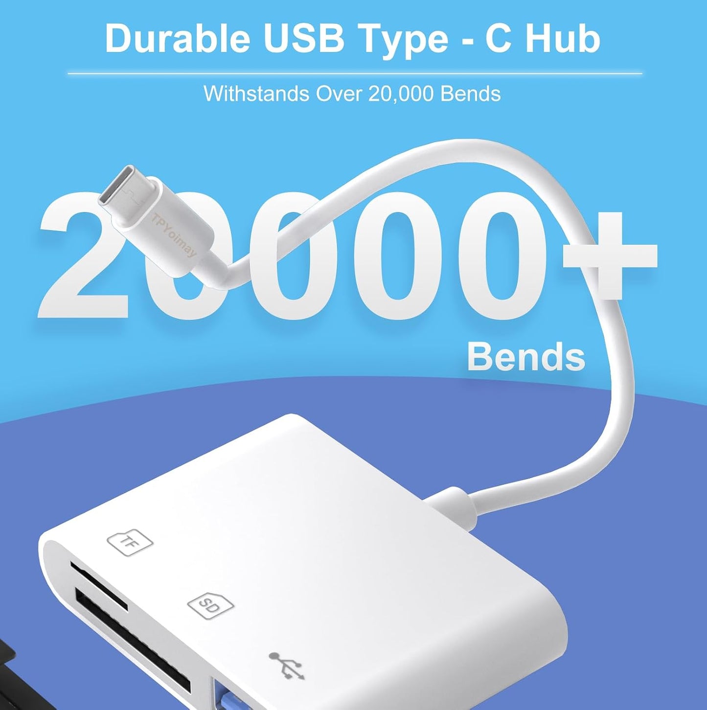 TPYoimay 3 1 15, S10/S9 USB C to Micro SD TF Memory Card Reader, in USB Camera Card Reader Adapter, Compatible