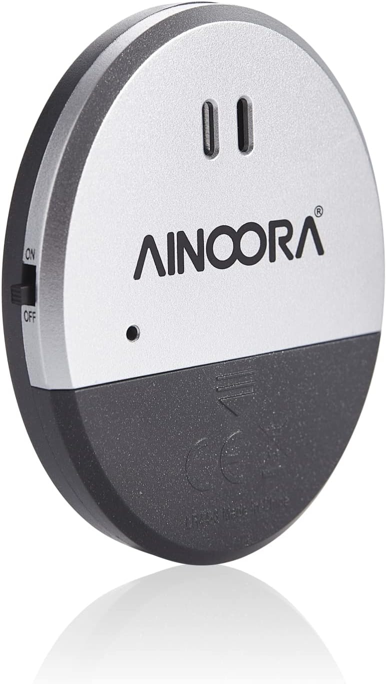 AINOORA 4 Pack, 130dB Window Alarms Loud Glass Break Sensor & Vibration Alarm for Home Security, Burglar Entry Detector