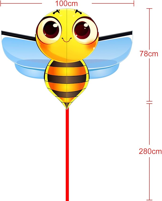 HENGDA KITE Animals Kite for Kids Beginners and Adults Cute Design High Definition Printing Easy to Carry