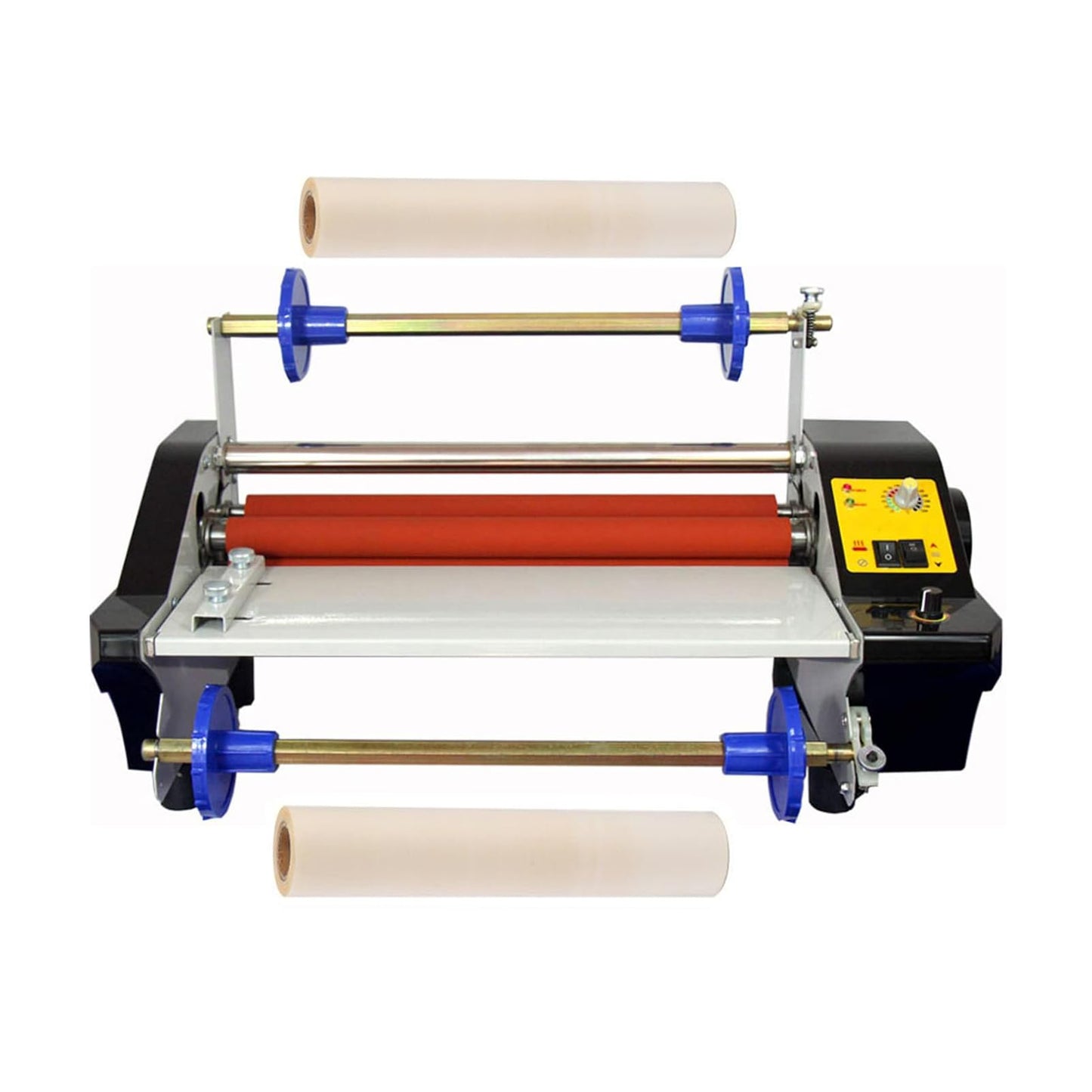 13.6" Laminating Machine, SHengwin Hot and Cold Roll Laminator 110V Thermal Roll Laminating Machine for Single/Dual Sides A3/A4 Paper Lamination