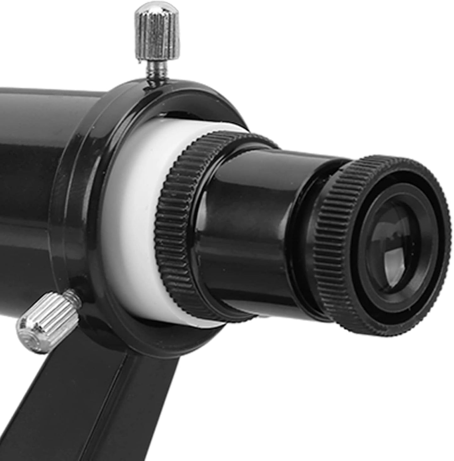 ASHATA 5x24 Finder Scope Mounting Bracket with Two Holes, Cross Hair Reticle Viewfinder, Adjustable Focusing Wheel