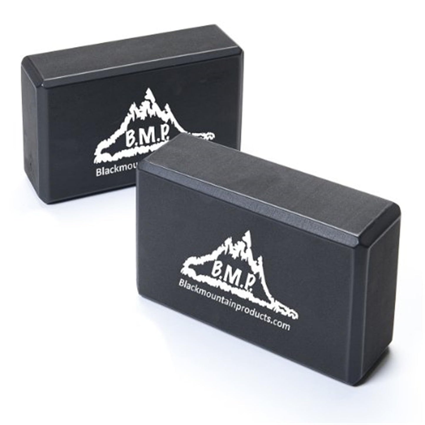 Black Mountain Products Professional Grade Yoga Blocks Se of Two, 3x6x9-Inch
