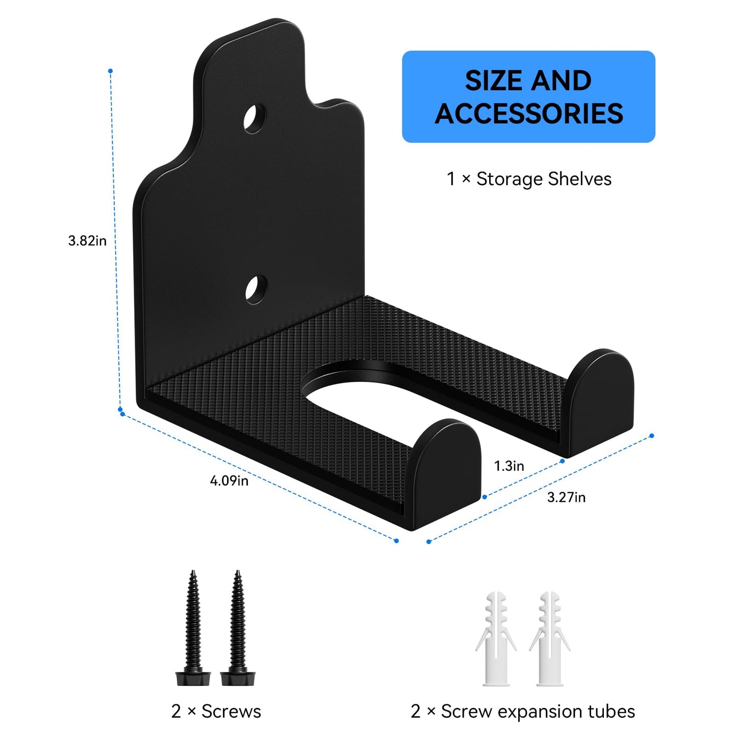 ZGJWJYUU Barbell Wall Holder,Single Olympic Hanger,Garage Gym Bar Wall Rack,Vertical Barbell Mount Rack,Space Saving Commercial or Home Gym Accessory,Holds Under 33mm Bar Size(Black)
