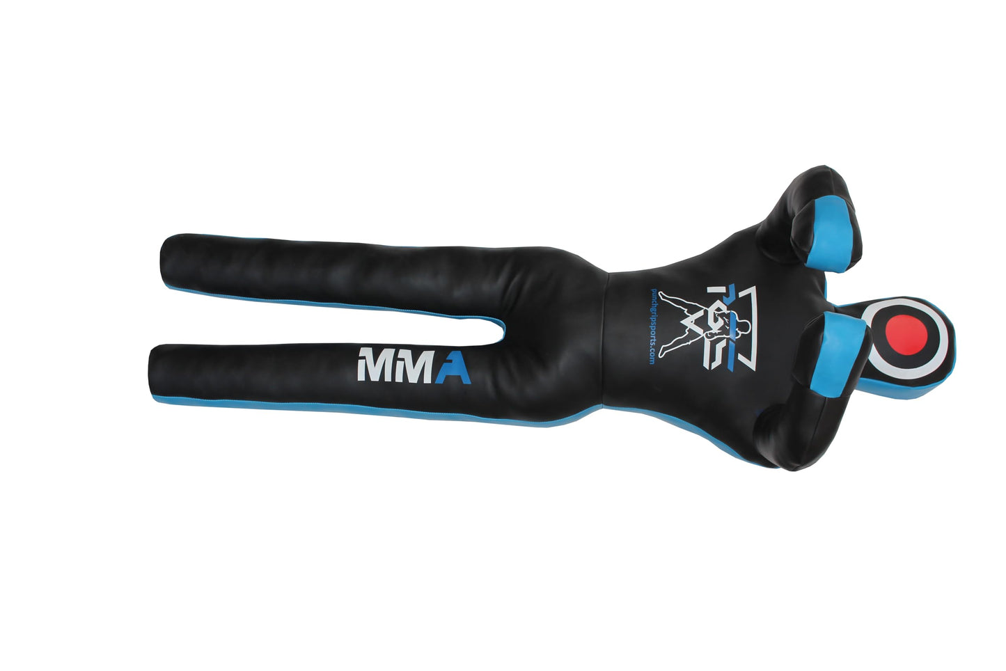 PGS MMA Grappling Dummy Judo Karate Punching Bag BJJ Wrestling Dummy Practice Martial Arts Boxing Standing Position Brazilian JIU Jitsu Submission Training - UNFILLED (Black Blue, 6FT - (70 Inches))