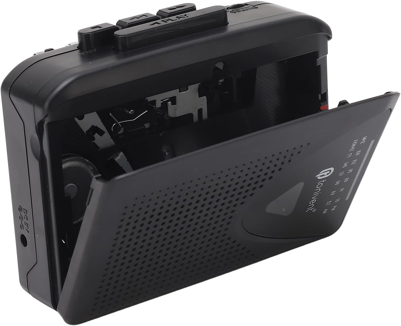 Locadence Cassette Cassette MP3 3.5mm Portable Player, FM AM Radio Stereo Tape Player with Jack and Speaker Support