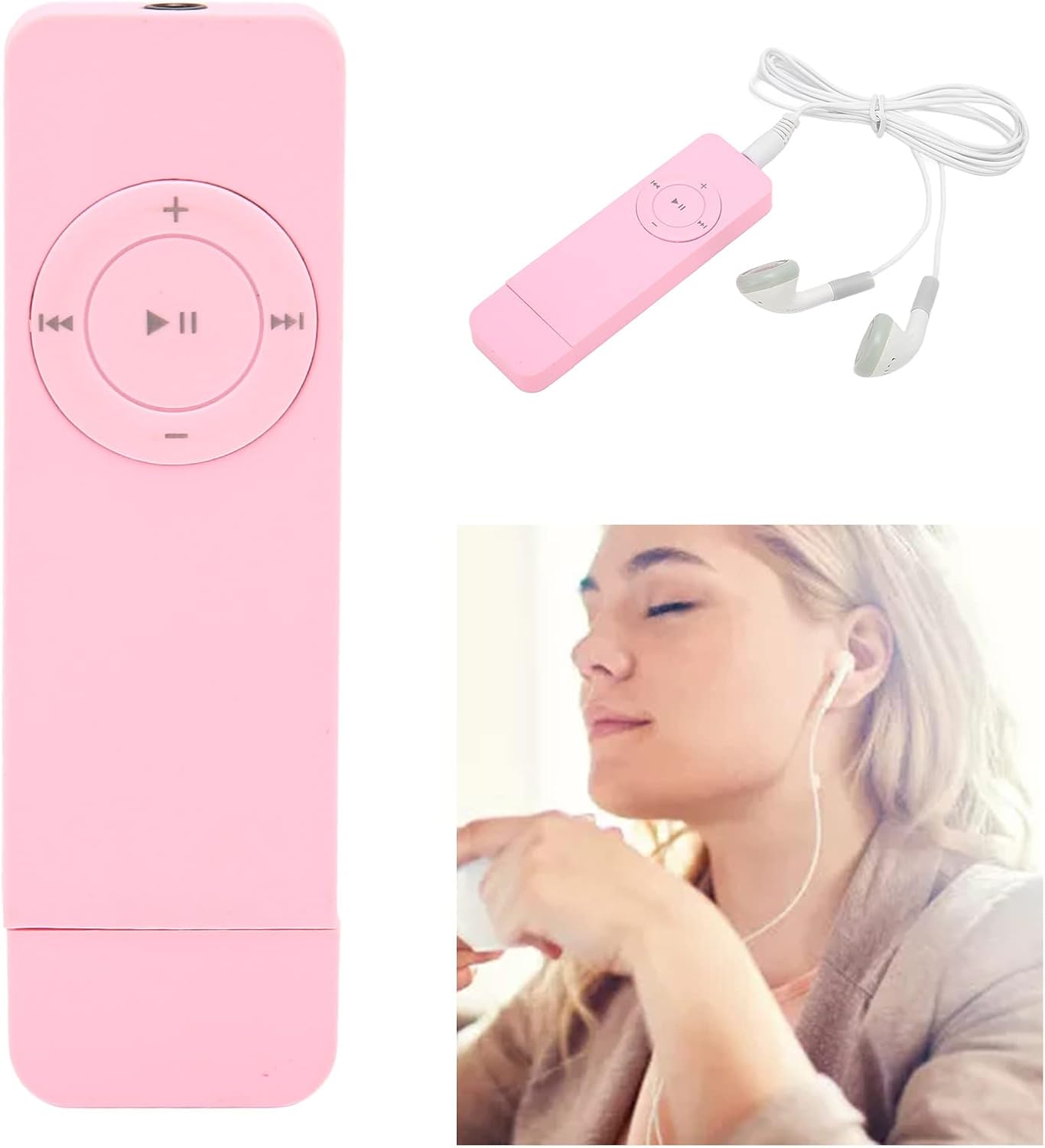 Zunate MP3 MP3 64GB, Mini Player for Kids, HiFi Lossless Music Player Support up to Music Player for Students Running