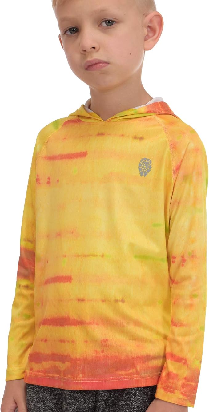 Hoodies for Boys Outdoor Recreation Shirts - Youth Athletic Tops Sun Protection UPF 50+
