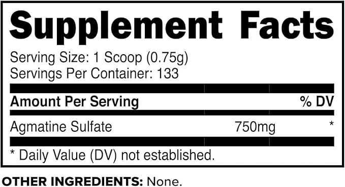 Primaforce Agmatine Sulfate Powder Supplement, 100 Grams ??Promotes Nitric Oxide Production/Enhances Performance