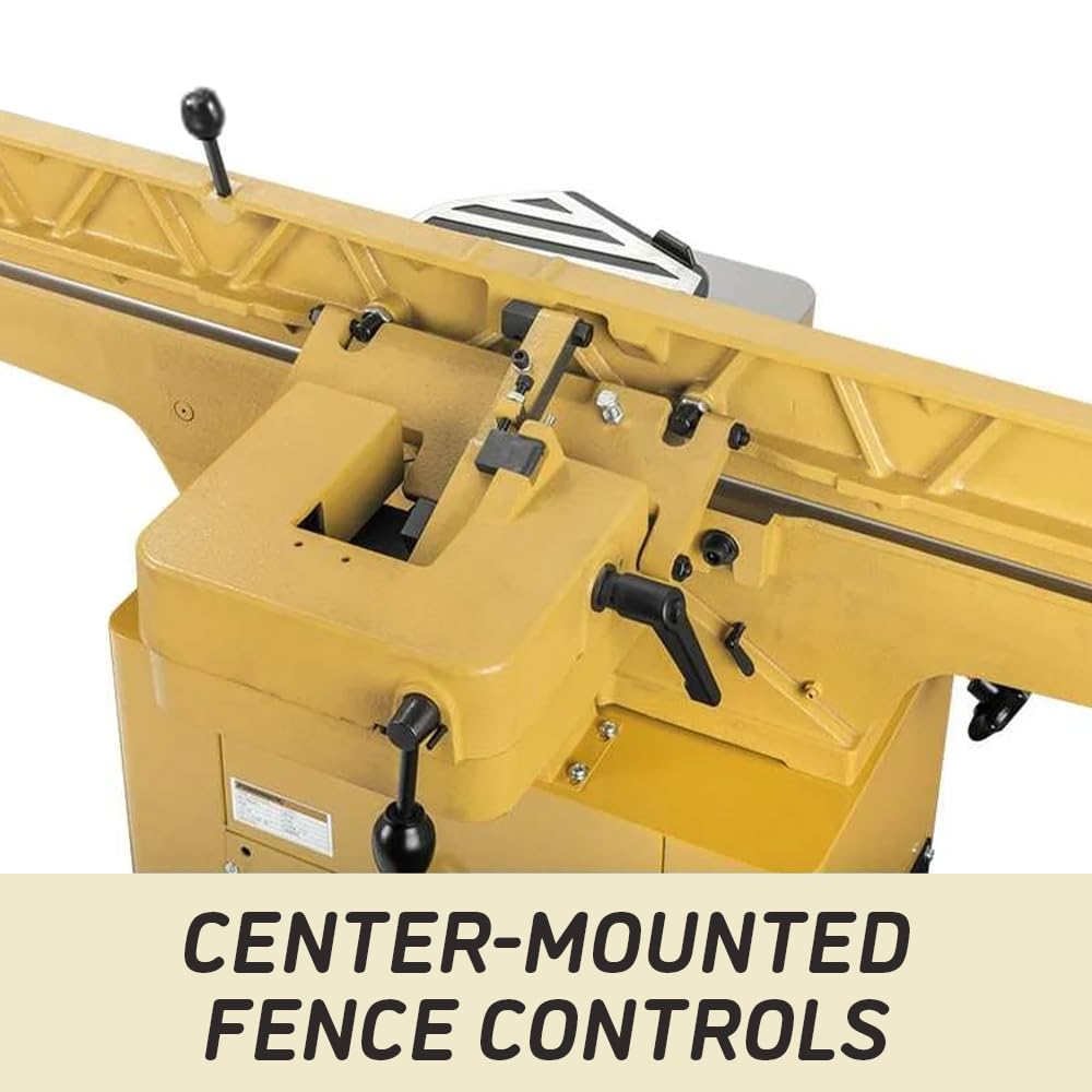 Powermatic 6-Inch Jointer, Helical Cutterhead, 1 HP, 115/230V 1Ph (Model 54HH)