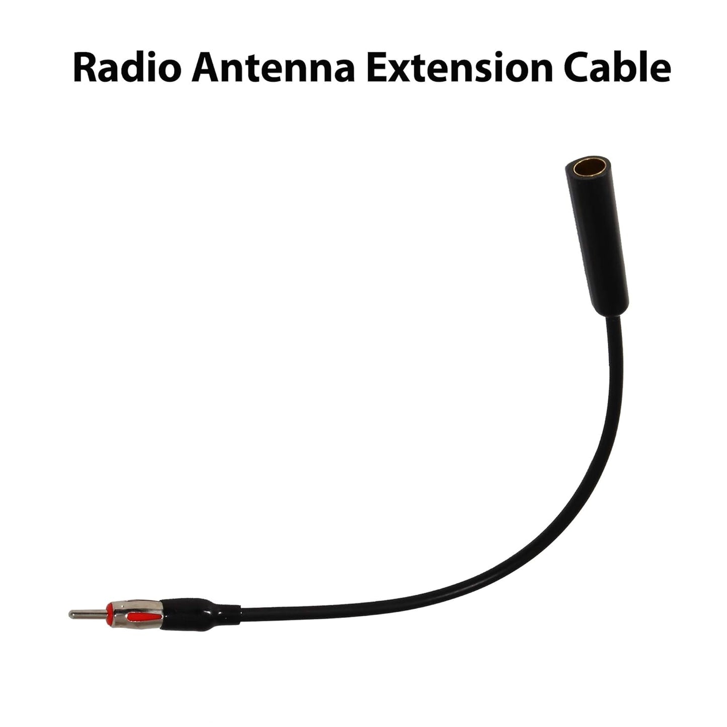 12 Anina Universal Car AM FM Radio Antenna Extension Extender Cable Male to Female Antenna Adapter for Auto Stereo