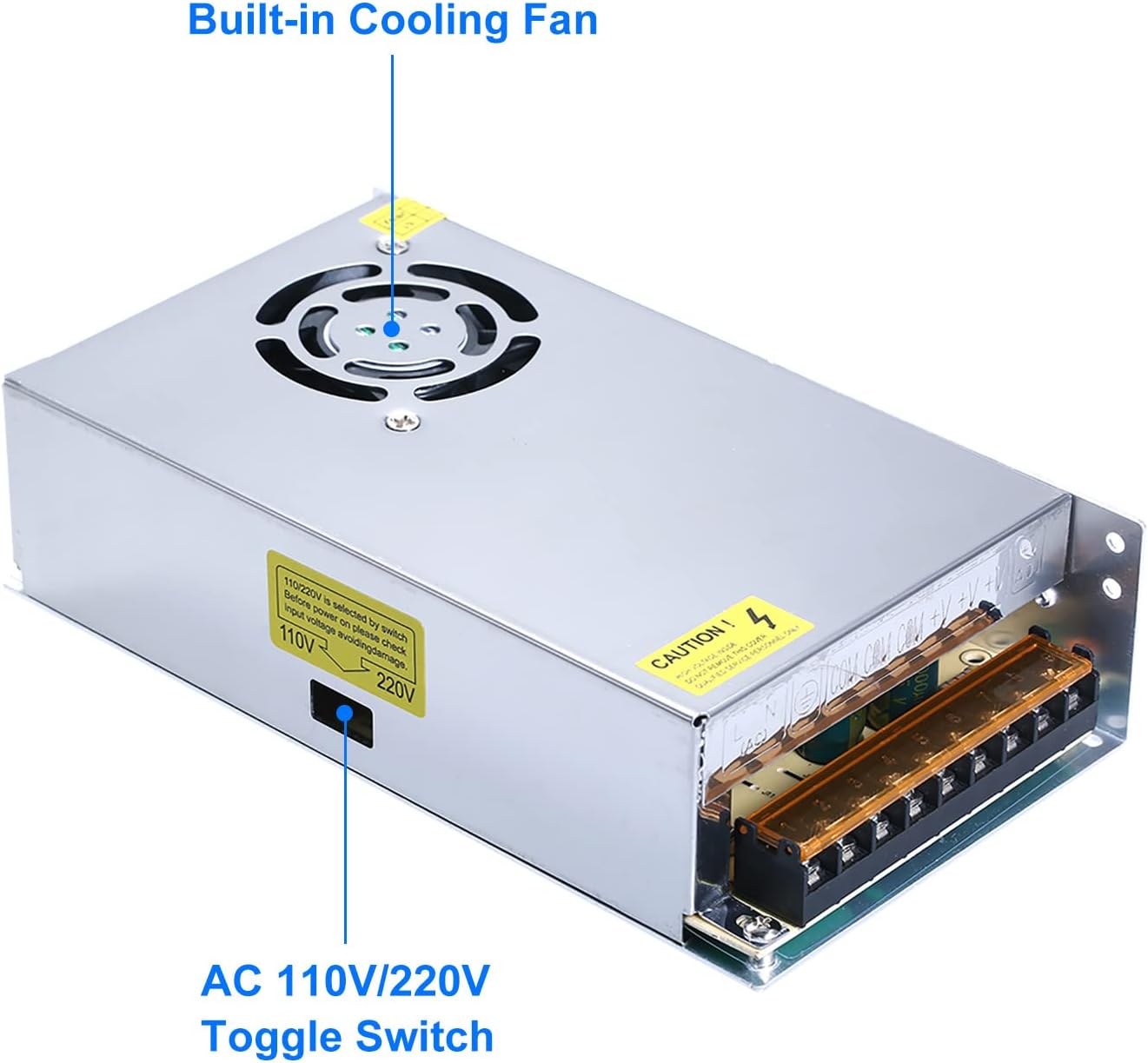 12v 20a 110-240V 12v20a 250W Power Supply,Universal Regulated Switching Transformer Adapter for LED Strip Lights,CCTV