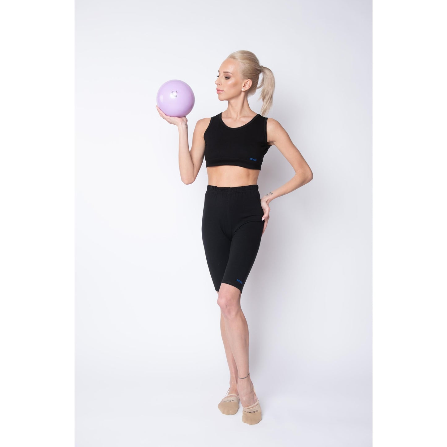 DRUNA Ball for Rhythmic Gymnastics | Ideal for Training and Competition | Two Sizes (Neon Yellow, 15 cm)