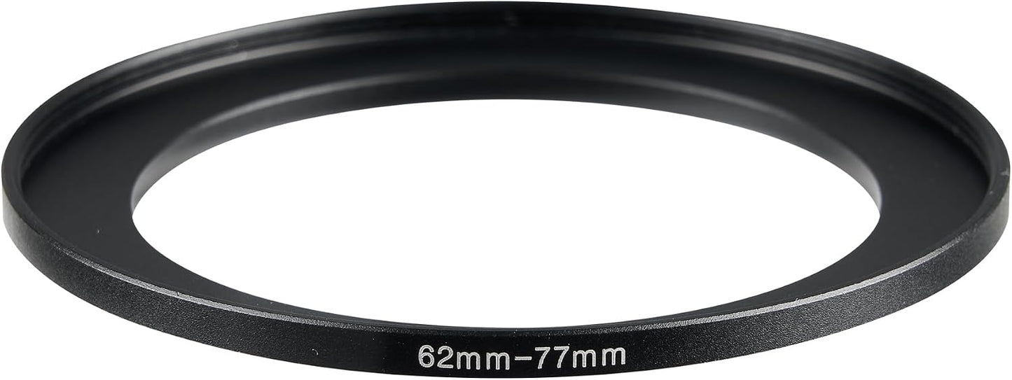 JOYTOLIN 62-77mm Metal Step-Up/Down Ring Adapter Compatible with Mirrorless Cameras DSLR Lens, UV CPL ND Filter Thread