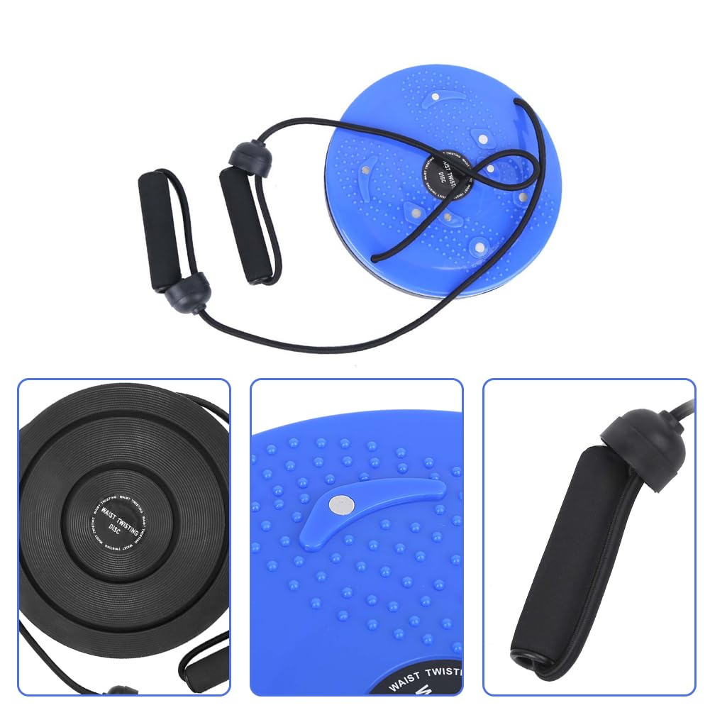 Twisting Waist Disc, Waist Sculptor Twister Board Core Twister Board Body Shaping Aerobic Exercise Fitness Machine Rotating Female Trainer Twist with Pull Rope for Home Office Slimming Foot Massage