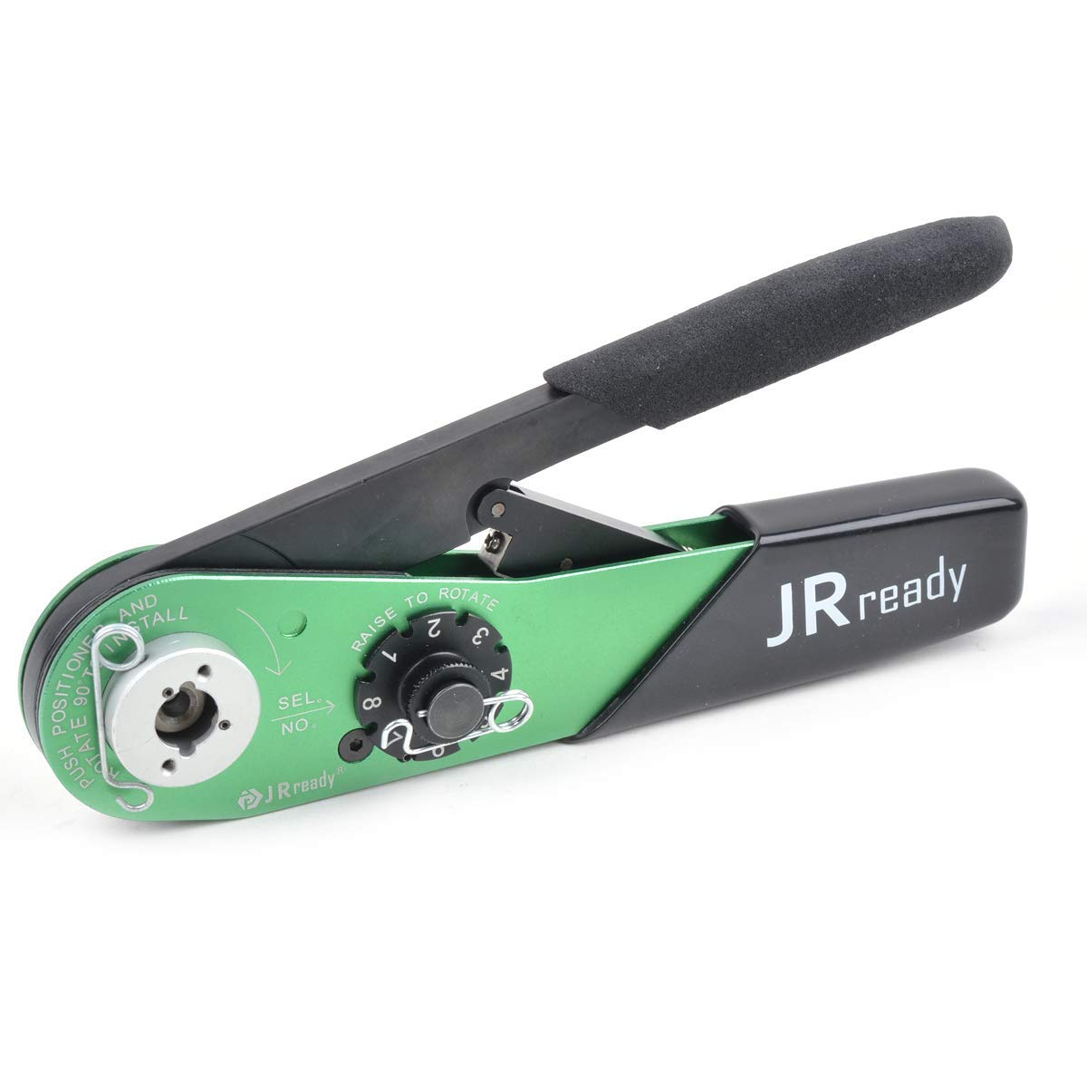 JRready YJQ-W7A M22520/7-01 Series Aerospace Pin/Soc Intermediate Adjustable Indent Crimping Tool 16-28AWG