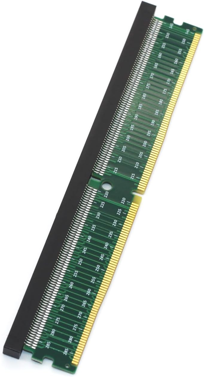 Mustpoint DDR5 U-DIMM 288Pin DDR5 Adapter Riser Card Memory Diagnostic Test Card