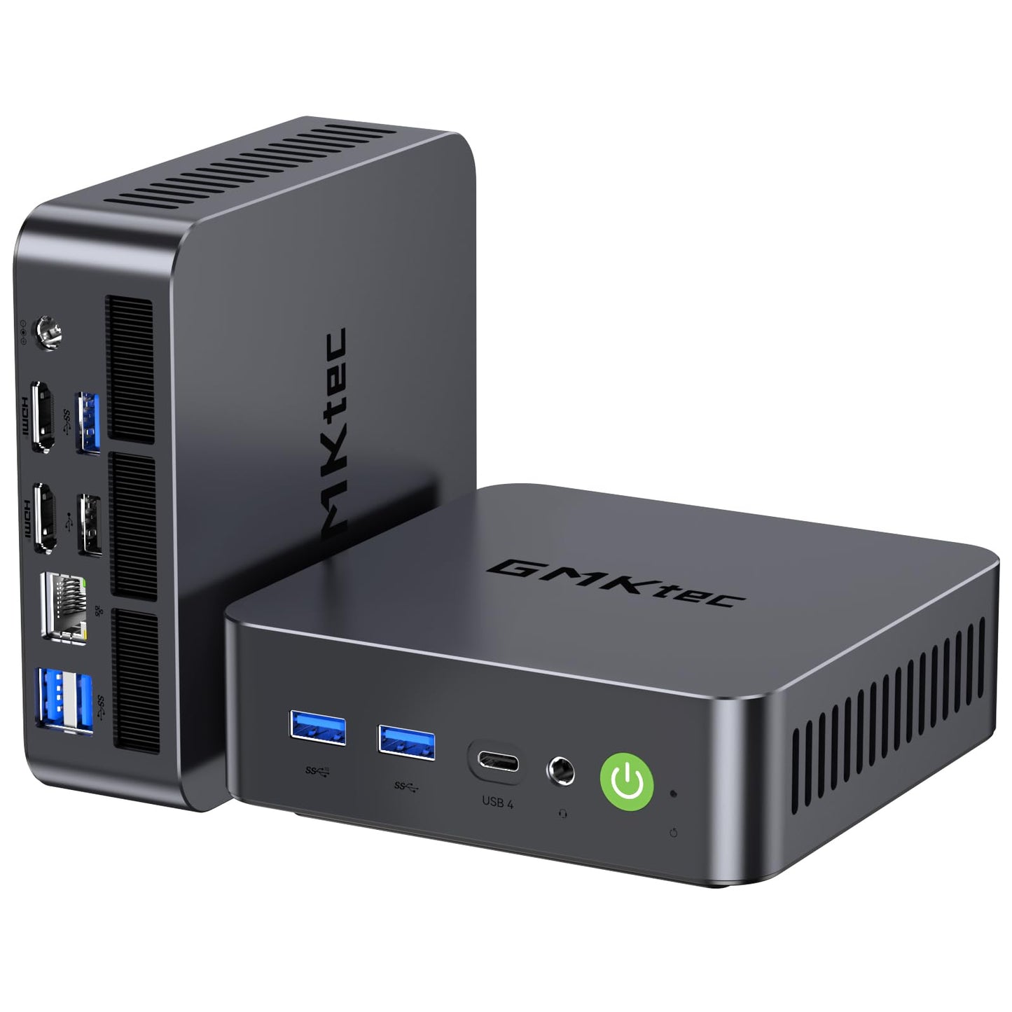 GMKtec K17 AI Mini PC, Intel Core Ultra 5 226V (Up to 4.5GHz), 16GB LPDDR5X 8533MT/s, 1TB PCIe 4.0 SSD, 97 Tops AI, Intel Arc 130V, Dual M.2 (Gen5+Gen4) Up to 16TB, USB4, 8K Triple Display, WiFi 6E