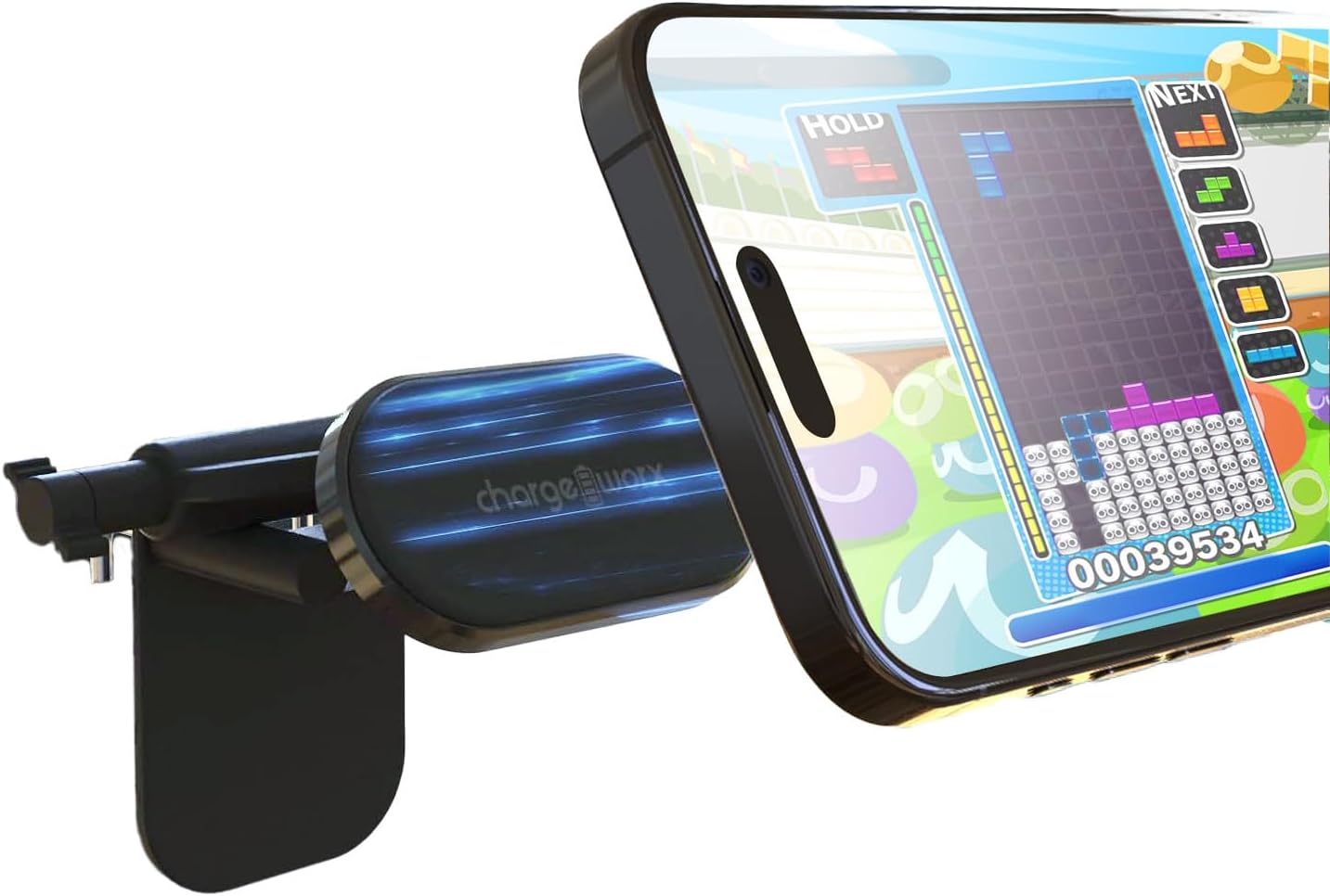 CHARGEWORX 360 90 in-Flight Magnetic Phone & Tablet Mount for Airplanes, MagSafe-Compatible Travel Phone Holder