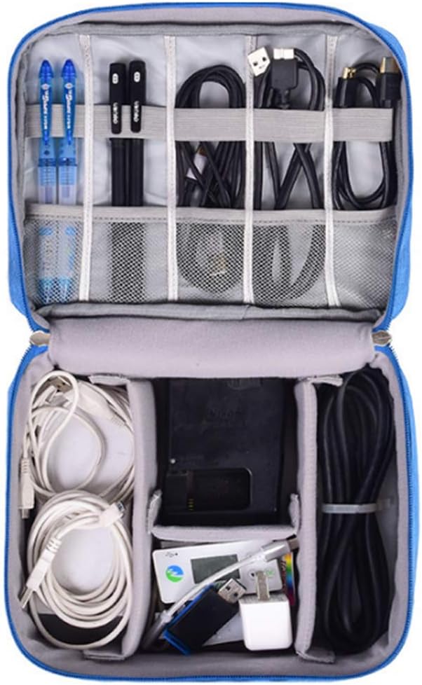 BYOYO Carrying Bag Case Storage Organizer for Projectors and Accessories (Grey, Single)