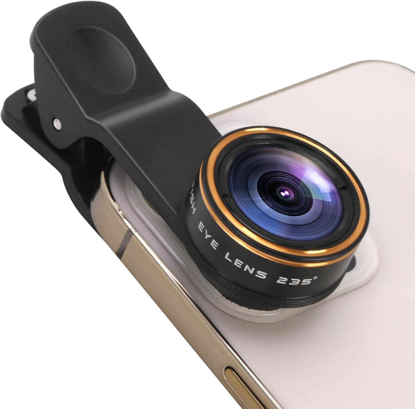 Beysfilter 235Clip-On 17 16 15 Fisheye Lens Cellphone Camera Lens Kit,Fish Eye Lens for iPhone and Android